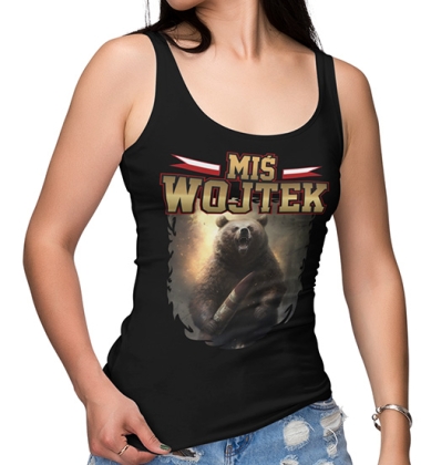 TANK TOP DAMSKI Miś Wojtek